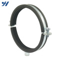 Factory Produced China Supplier Rubber Lined Supporting Pipe Hose Clamp